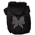thumbnail image 4 of Christmas Pet Dog  Cat Hoodie Rhinestone, "Bow", 4 of 11