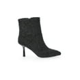 thumbnail image 2 of No Boundaries Women's Heeled Tinsel Booties, 2 of 5