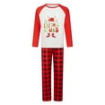 thumbnail image 2 of Sunisery Famliy Matching Pajama Sets With Santa Claus Patterns Christmas Sleepwear Jammies for Men Women Kids Xmas Clothes, 2 of 9