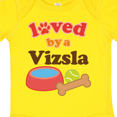 thumbnail image 4 of Inktastic Vizsla Loved by a (Dog Breed) Boys or Girls Baby Bodysuit, 4 of 5