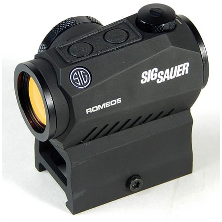 Sig Sauer Romeo5 1x20mm 2 MOA Red Dot Sight w/ Mounts - (Best Red Dot Sight For Ak 47)