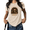 1-Apricot, variant on Women Flora Skull Crest Tee Short Sleeve Acid Wash Oversized T Shirt