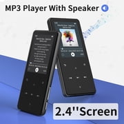 64GB MP3 Player Bluetooth 5.3 Built-in Speaker 2.4 In Display w/ Headphone Black