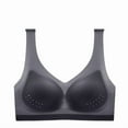 thumbnail image 4 of Sakmal Bralettes for Women Jelly Black Full Coverage Scoop Ladies T-Shirt Bras 4X, 4 of 4