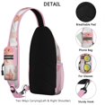 thumbnail image 3 of Crab Marine Sling Backpack for Women Men Travel Sling Bag Chest Bag for Vacation Party Daily Use Hiking Sling Pack Trendy Sling Backpack, 3 of 6