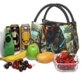 thumbnail image 3 of Disketp Forest Meditating Gorilla Bolsa Térmica Estampada, Bolsa Térmica Aislante para Almuerzo, Playa y Campamento, 3 of 6