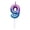 Gradient purple-blue with glitter, variant on Cake Candles Birthday Candles Numbers With Sturdy Pick Safe Clean Burning