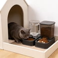 thumbnail image 1 of Dvkptbk plastic bowl Cats Bowl Two In One Drinking Water Dog Water Bowl Rice Bowl Pet Bowl Drinking Water Feeding All One Suitable for Dogs and Cats To Live and Drink Water, 1 of 6