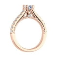 thumbnail image 2 of 1 Carat Diamond Engagement Ring in 14K Rose Gold (Ring Size 9.25), 2 of 4