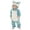 Light Blue, variant on REDARER Unisex Baby Squirrel Hooded Zipper Jumpsuit for Holiday Cosplay Party Stage Performance Photoshoot Dress Up Outfit,3-6 Months