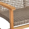 thumbnail image 6 of Natural + Grey With Wood And Back Frame Iron Seat, 6 of 6