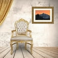 thumbnail image 3 of The Yellowstone Collection 14x11 Gold Ornate Wood Framed with Double Matting Museum Art Print Titled - Winter Solstice Sunset over Dome Mountain, Yellowstone National Park, 3 of 4