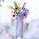 thumbnail image 1 of de artesanía de flores , actividad DIY, artesanía de flores falsas, no tejido, arte de simulación, decoración para hogar para niños B BLESIY Ramo manualidades niños, 1 of 7