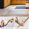 thumbnail image 6 of 2Pcs 0.4 Inch x 164 Feet Floor Crevice Line Sticker Foil, Waterproof Tile Foil Tape, Self Adhesive Decorative Sealing Caulk Strip for Living Room, Kitchen, Bathroom, 6 of 7