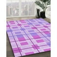 thumbnail image 3 of Ahgly Tapis Rectangulaire Lavable en Machine Intérieur Transitionnel Heliotrope Violet, 2 Pieds x 3 Pieds, 3 of 7