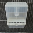 thumbnail image 2 of Automatic Bird Food Feeder No-Mess Parrot Feeder Parrot Food Dispenser for Cage, 2 of 10