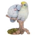 thumbnail image 1 of Garden Decor Animal Statue Pacific Parrot Couple On Branch Statue, 1 of 5