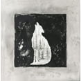 thumbnail image 2 of Shamp, Cindy 12x12 White Modern Wood Framed Museum Art Print Titled - Wolf Howl, 2 of 4