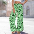 thumbnail image 6 of Runfenguu Hiking Pants Women, Travel Pants Women Fashion Women Printed Pants With Elastic Waist Casual Loose Pockets Pants, 6 of 8
