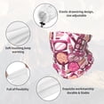 thumbnail image 3 of Neck Gaiter Face Cover Scarf, cute girl pink Soft Face Sun Mask Cover Scarf Headband Cooling Sweat Absorbing Bandanas Hiking Cycling Running, 3 of 7