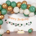 thumbnail image 7 of Jungle Animal Happy Birthday Garland Banner Safari Party Supplies Birthday Party Decorations Kids Wild One Baby Shower Decor (Pull the flag 1pc), 7 of 7