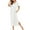 White, variant on Hvyesh Womens Long Nightgown Sleepwear Pajamas Women Short Sleeve V Neck Sleep Dress Nightshirt Trendy Full Length Pajama Dress Loose Pockets Loungewear Green M