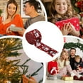 thumbnail image 4 of Christmas Ribbon - Ribbons for Crafting | Wired Christmas Ribbons | Snowman Strap for Crafts | Party Ornament | String Burlap Decorative 5.46 Yard for Homecoming Hair Flower Birthday Party Tree, 4 of 18