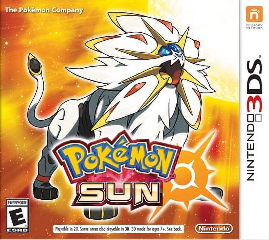 Nintendo Pokemon Sun, 3DS Game, Catch and Battle New Pokemon