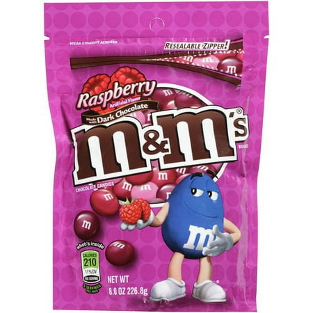 M&M's Raspberry Chocolate Candy, 8 Oz.