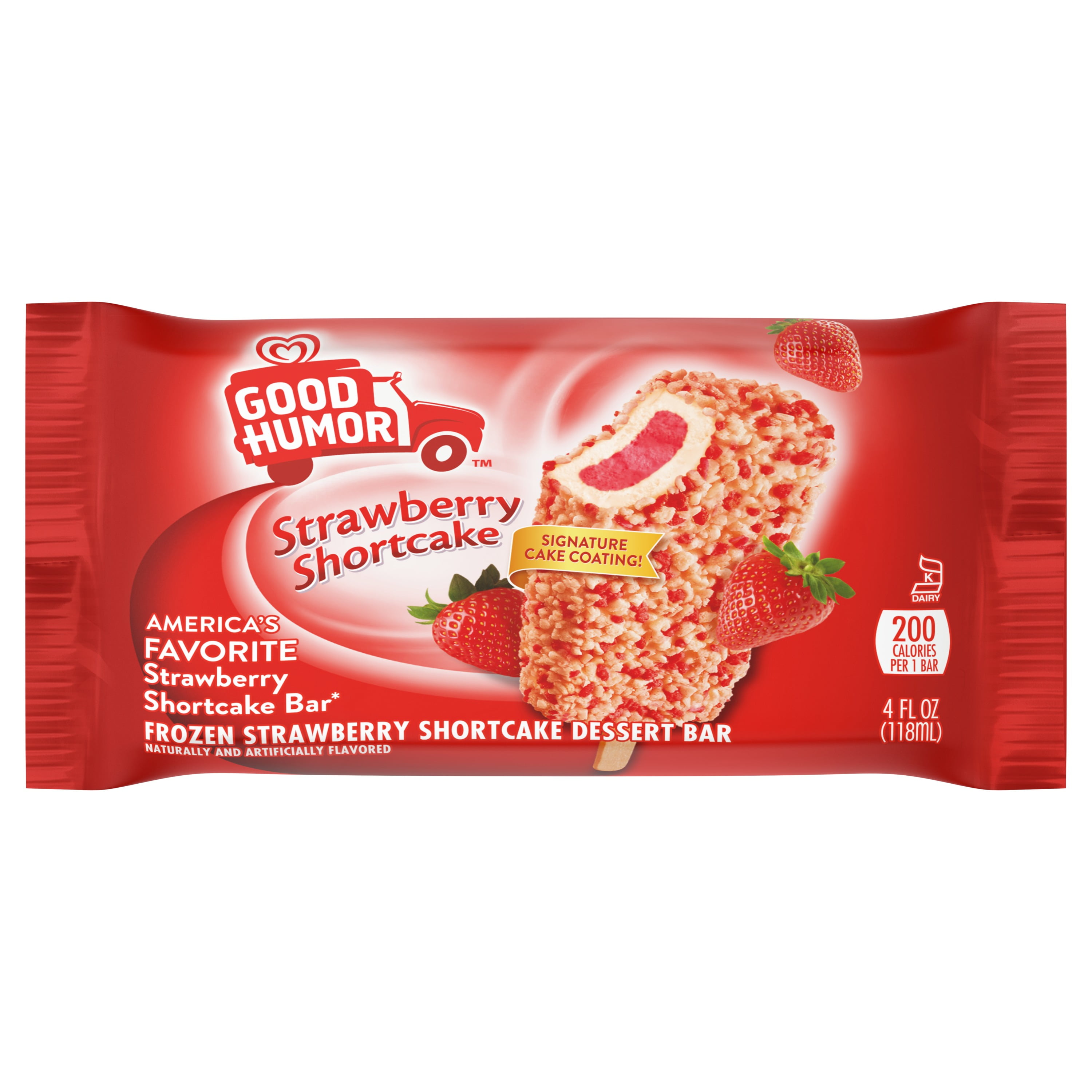 Good Humor Ice Cream & Frozen Desserts Bar Strawberry Shortcake 1 ct ...