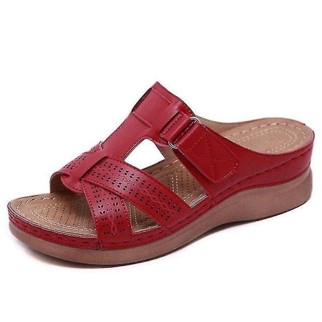 Ladies Orthopedic Shoes Open Toe Sandals Ladies Platform Slippers Summer Beach Rubber Soft Sole