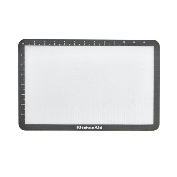 Kitchenaid Silicone Medium Baking Mat in Gray, 9X14