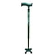 thumbnail image 2 of Baston de Aluminio Eko-Mobility 4 Apoyos Ajustable Ultraligero Verde, 2 of 9