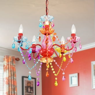 Roman Crystal 4-Light Chrome Chandelier - Indoor Lighting