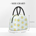 thumbnail image 5 of YFYANG Portable Waterproof Insulated Lunch Bag, Abstract Geometric Floral Pattern Reusable Cooler Bag / Picnic Bag for Adults Teens, 5 of 9