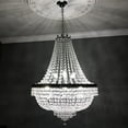 thumbnail image 6 of DENEST Modern French Empire Silver Electric Adjustable Crystal Pendant Chandelier, 6 of 17