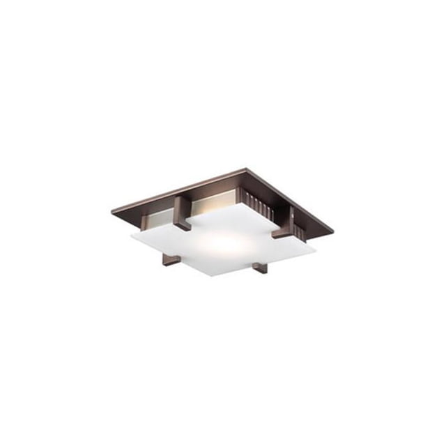 PLC Lighting 908ORBLED Polipo 1-Light 24 Watts Plafonnier, Bronze Frotté à l'Huile
