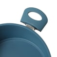 thumbnail image 3 of Gibson Home Helensburgh 7-Piece PFA-Free Ceramic Nonstick Carbon Steel Cookware Set â Blue Pots and Pans with Glass Lids, Saucepan, Dutch Oven, Fry Pan, 3 of 6