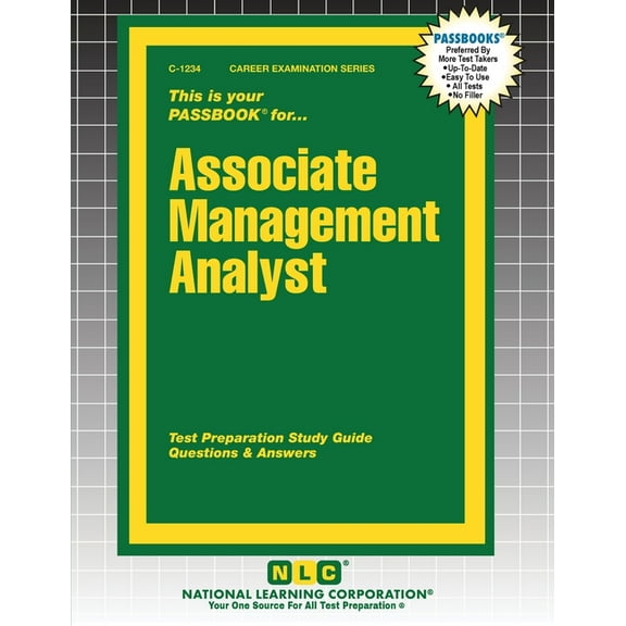 Career Examination Associate Management Analyst, Book 1234, (Paperback)