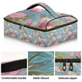 thumbnail image 2 of Iauyy Casserole Carrier for Hot Food Insulated Casserole Travel Carry Bag with Lid Food Warmer Bag for Party/Picnic,Flamingos in The Lake, 2 of 7