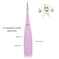 thumbnail image 4 of Limpiador dental eléctrico sónico para remover sarro y manchas, recargable USB, 5 velocidades ajustables, diseño impermeable IPX6, color azul., 4 of 6