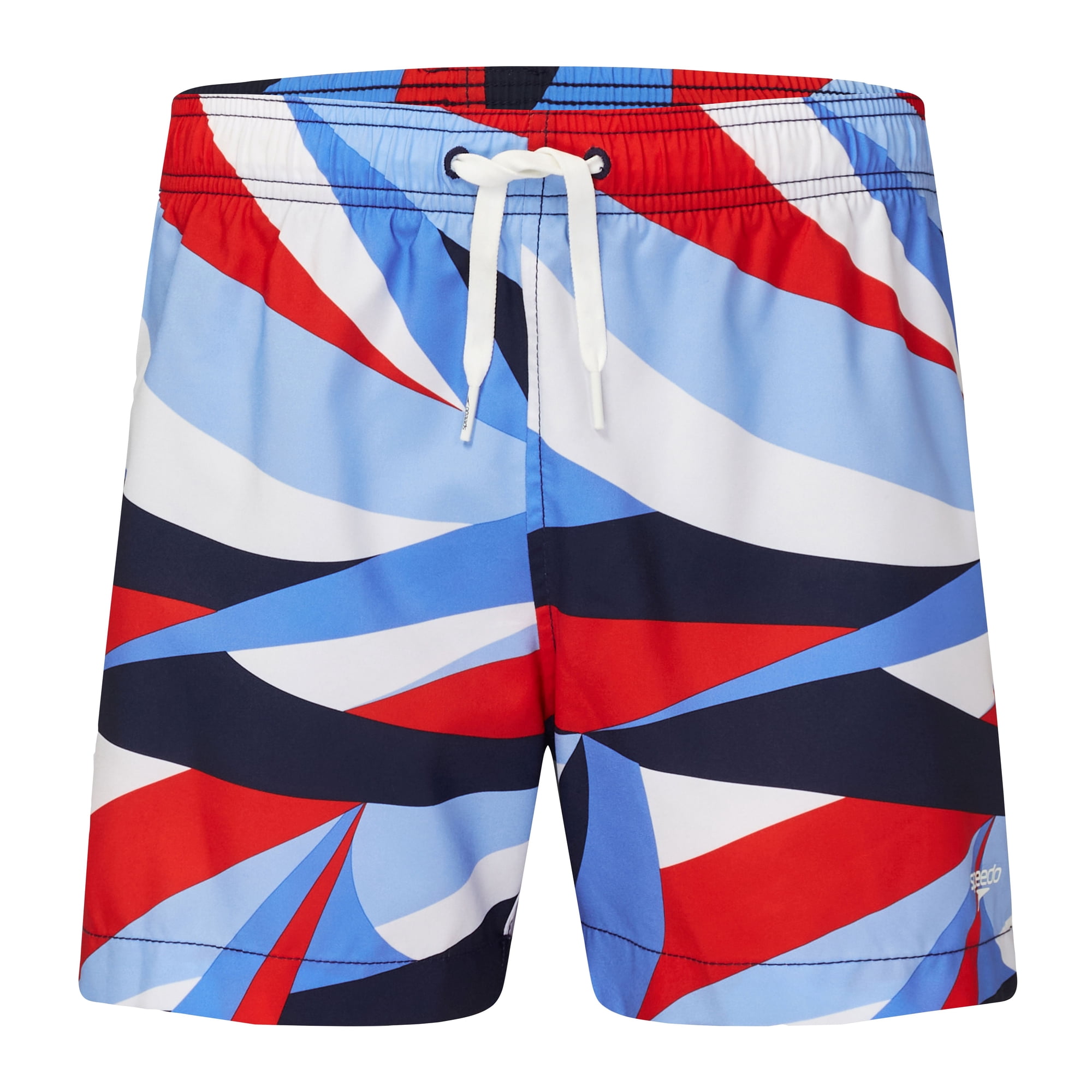 Speedo Boys' Printed Volley with Comfort Brief Liner, Sizes XXS-XL