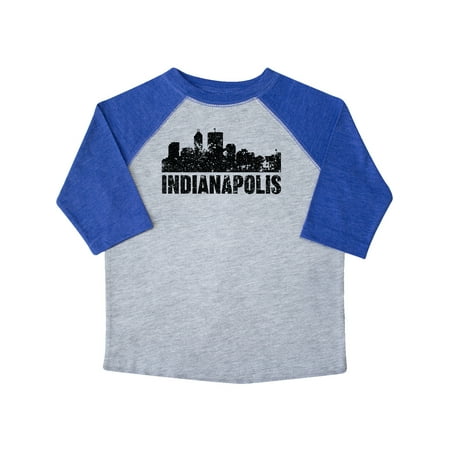 

Inktastic Indianapolis Skyline Grunge Gift Toddler Boy or Toddler Girl T-Shirt