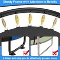 thumbnail image 2 of CITYLE Trampoline for Kids 600LBS 60'' 5FT Toddler Trampoline Indoor Outdoor with Basketball Hoop, Swing, Adjustable Bar, Mini Small Trampoline with Enclosure, Gifts for Toddlers, Boys & Girls, 2 of 7