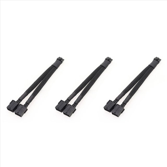 3X Tarjeta de Video 12VHPWR PCIe 5.0 de 12 Pines A Doble GPU PCIE Cable de 8 Pines para Tarjeta de Video Pública RTX30 Series 3070 3080 RTX3090