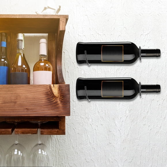 ELAYARD 6Ud De Vino Negro Para De Espacio En Cocina O Bodega