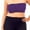 Purple, variant on ToBeInStyle Women's Plus Size Bandeau Wire Free Shirred Center Tube Bras Purple