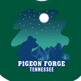 thumbnail image 4 of Inktastic Smoky Mountains Pigeon Forge Tennessee with Bear Boys or Girls Baby Bib, 4 of 4