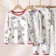 thumbnail image 5 of Caqnni Toddler Baby Girl Outfit Fall Winter Girl Clothes Long Sleeve Cute Fall Winter Outfitss Pants Outfits for 12 18 24 M 1t 2t 3t 4t 5t 6t Pajamas & Dailywear Set(14-15 Years,Watermelon Red), 5 of 5
