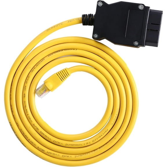 Enet OBD2 Cable for BMW F- Series Coding, OBD ENET Cable RJ45 Compatible with E-SYS ICOM ISTA  Bootmod3 Bimmercode, 6.6ft/2M